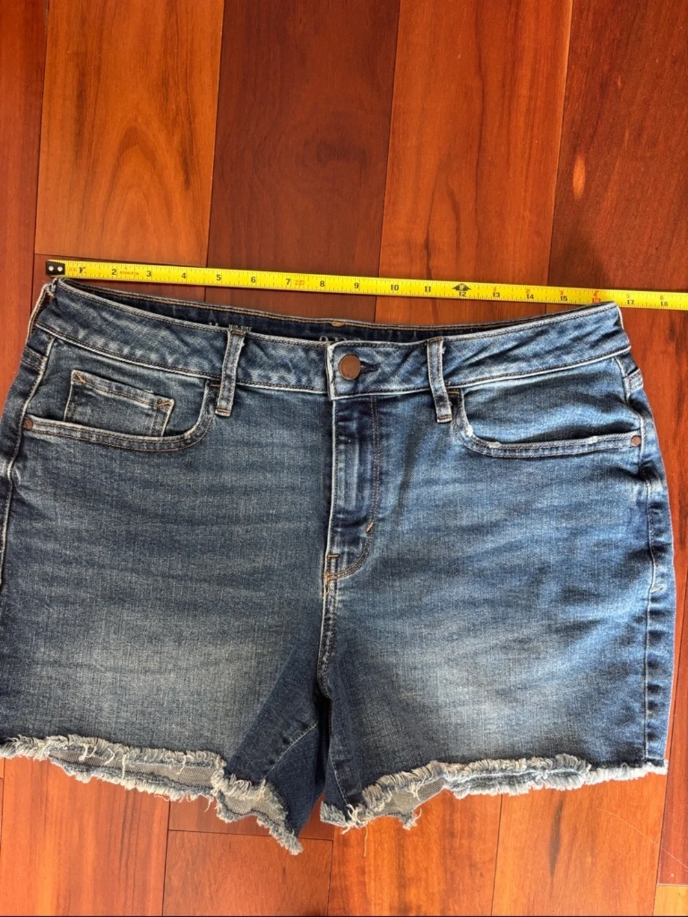 Denim cutoffs